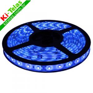 FITA LED AZUL AUTO ADESIVA - 12V - METRO - PADR&Atilde;O