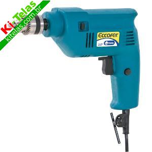 FURADEIRA DE IMPACTO REVERS&Iacute;VEL - 3/8" - 300W/220V - ECCOFER