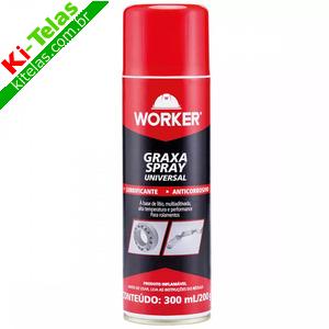 GRAXA DE L&Iacute;TIO SPRAY UNIVERSAL - 300ML / 200G - WORKER