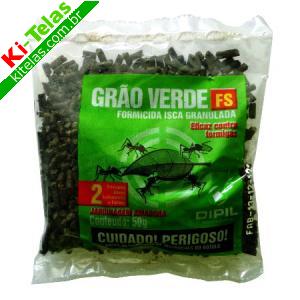 GR&Atilde;O VERDE - VENENO FORMIGA - UNIT&Aacute;RIO 50G - DIPIL