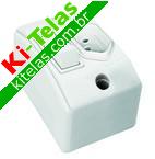 INTERRUPTOR 1 TECLA 1 TOMADA SOBREPOR - 10A - PERLEX