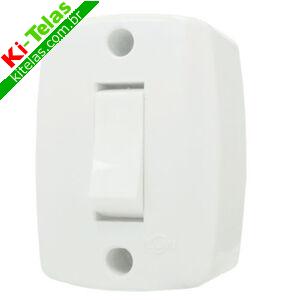 INTERRUPTOR 1 TECLA - SOBREPOR - ILUMI