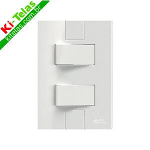 INTERRUPTOR DUPLO 10A250VCA COM PLACA CLICK - MECTRONIC