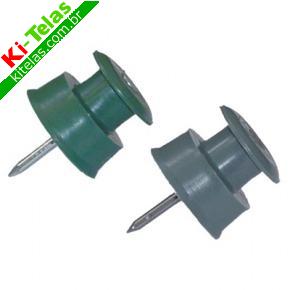 ISOLADOR ROLDANA PVC C/ PREGO - 25X25 (PEQUENO) - PADR&Atilde;O