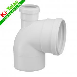 JOELHO 90G COM VISITA - ESGOTO - 100X50MM - KRONA