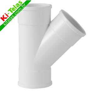JUN&Ccedil;&Atilde;O 45 GRAU SIMPLES PARA ESGOTO 40X40MM - KRONA
