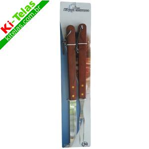 KIT CHURRASCO C/ GARFO E FACA - PADR&Atilde;O