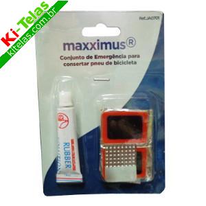 KIT COLA E REMENDO P/ PNEU DE BICICLETA - PADR&Atilde;O