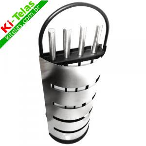KIT LIMPEZA FOG&Atilde;O A LENHA INOX - LAMBIASE