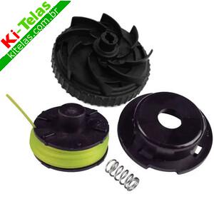 KIT REPOSI&Ccedil;&Atilde;O BASE DO CARRETEL + CARRETEL + TAMPA + MOLA P/ APARADOR - TRAMONTINA