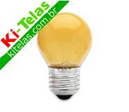 LAMPADA BOLINHA 15W 220V AMARELA - TASCHIBRA