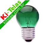 LAMPADA BOLINHA 15W 220V VERDE - TASCHIBRA