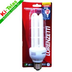L&Acirc;MPADA FLUORESCENTE COMPACTA -  LUZ AMARELA - 25W - 220V - LORENZETTI