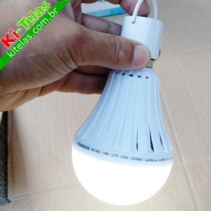 L&Acirc;MPADA LED COM FUN&Ccedil;&Atilde;O EMERG&Ecirc;NCIA - A80 - 10W - 6500K - 800IM - 3 HORAS - EMPALUX