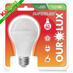 L&Acirc;MPADA LED - E27 - 6 WATTS - BIVOLT AUTOM&Aacute;TICO (110V/220V) - OUROLUX