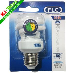 L&Acirc;MPADA MINI FLUORESCENTE ESPIRAL - 8W - 220V - FLC