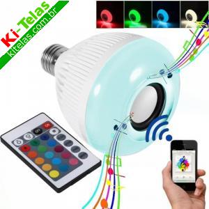 L&Acirc;MPADA MUSICAL - LED RGB - CAIXA DE SOM COM BLUETOOTH - PADR&Atilde;O