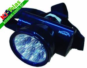LANTERNA DE CABE&Ccedil;A RECARREG&Aacute;VEL 13 LEDS - PADR&Atilde;O