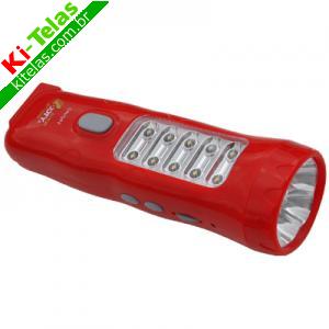 LANTERNA RECARREG&Aacute;VEL 15 LEDS COM R&Aacute;DIO - PADR&Atilde;O