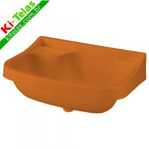 LAVAT&Oacute;RIO PVC PEQUENO (36X26CM) - CARAMELO - KRONA