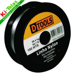 LINHA DE NYLON - 0,20MM - 100M - DTOOLS