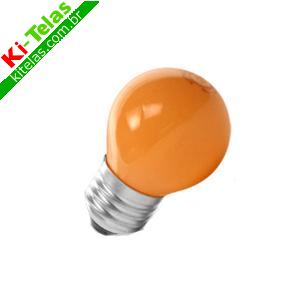 L&Acirc;MPADA BOLINHA 15W 220V - LARANJA - EMPALUX