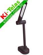 LUMIN&Aacute;RIA DE MESA PELICANO 9W X 220V - PRETA - DECORLUX