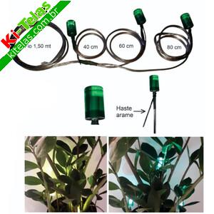 LUZ DECORATIVA VERDE PARA PLANTAS E JARDINAGEM - PADR&Atilde;O