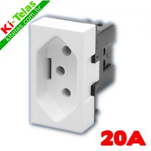 M&Oacute;DULO TOMADA 2P+T - 20A/250V - EVIDENCE - FAME