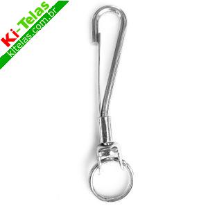 MOSQUET&Atilde;O / DESTORCEDOR COM ARGOLA - N.3 - 12CM - PADR&Atilde;O