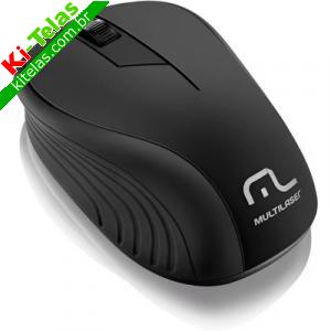 MOUSE SEM FIO PRETO COM RECEPTOR USB - MO-ME89PR - MULTILASER