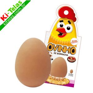 OVO FALSO DE BORRACHA BRINQUEDO PET - FURAC&Atilde;O