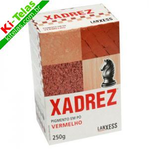 P&Oacute; XADREZ - VERMELHO - 250G - PADR&Atilde;O