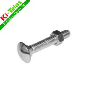 PARAFUSO FRANC&Ecirc;S ZINCADO - 1/4 X 1.1/2" - PADR&Atilde;O