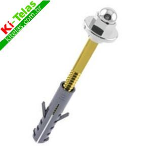 PARAFUSO PARA VASO E LAVAT&Oacute;RIO COM BUCHA 10MM - PADR&Atilde;O