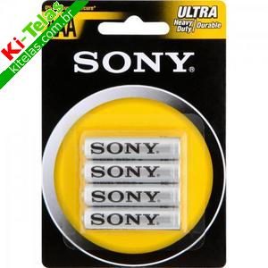 PILHA AAA PALITO - CARTELA COM 4 UNIDADES - SONY