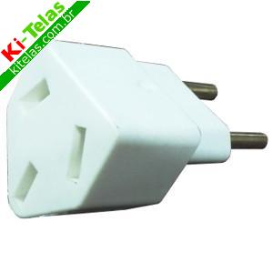 PINO ADAPTADOR DE LUZ - 3 PINOS CHATOS - PADR&Atilde;O