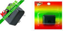 PLUG P/ TELEFONE MACHO C/ 1 JACK - INTERNEED