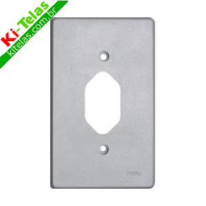 PLACA DE LUZ 4X2 P/ 1 TOMADA - PADR&Atilde;O