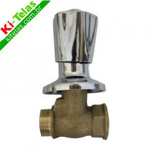 REGISTRO DE PRESS&Atilde;O - METAL - ROSCA INTERNA E EXTERNA - 3/4" - C50 - PADR&Atilde;O