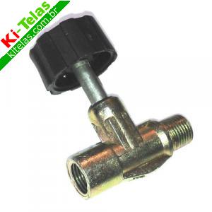 REGISTRO G&Aacute;S - ALTA PRESS&Atilde;O DE LAT&Atilde;O - MACHO X F&Ecirc;MEA - 3/8" - PADR&Atilde;O