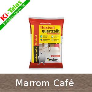 REJUNTE MARROM CAF&Eacute; - 1KG - QUARTZOLIT