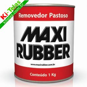 REMOVEDOR DE TINTA E VERNIZ PASTOSO - 1KG - MAXI-RUBBER
