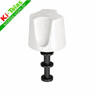 REPARO P/ REGISTRO DE 20MM E 25MM - BRANCO - REBOU&Ccedil;AS