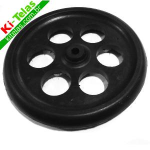 RODA BORRACHA MACI&Ccedil;A PARA CARRO DE FEIRA - 150MM - PADR&Atilde;O