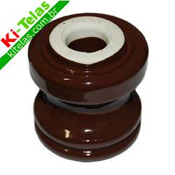 ISOLADOR ROLDANA DE PORCELANA P/ AR 11 - 72X72MM - PADR&Atilde;O