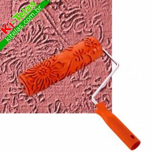 ROLO DE TEXTURA - EFEITO FLORAL - 15CM - ROMA
