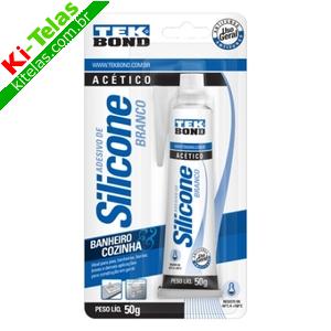 SILICONE BRANCO - 50 GRAMAS - TEK BOND