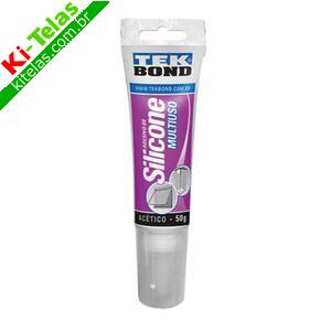SILICONE MULTIUSO TRANSPARENTE - 50G - TEK BOND