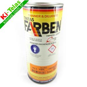 SOLVENTE AGUARRR&Aacute;S - 900ML - FARBEN